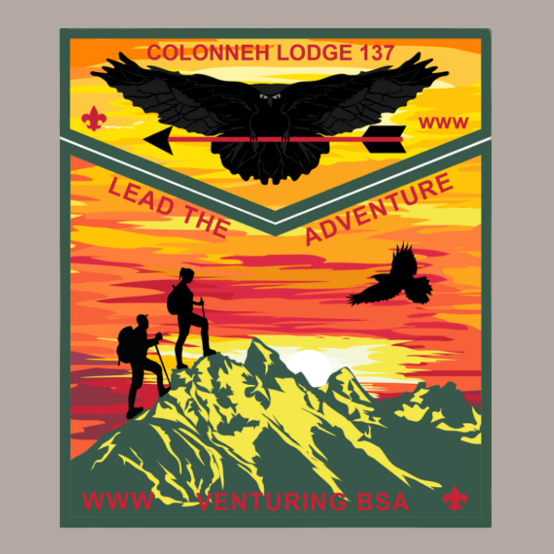 OA Colonneh Lodge 137 Camp Strake Service Initiative CAMPFIRE Lodge Flap Patch 